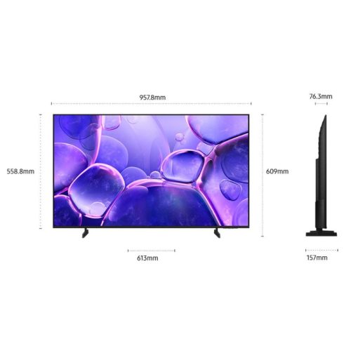 Kích thước Tivi Samsung UA43U8000FKXXV 43 inch 4K