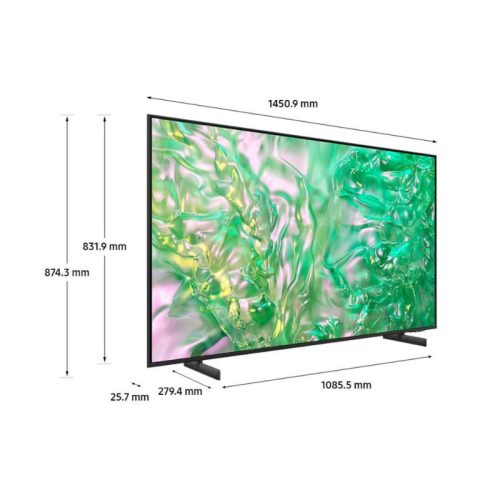 Kích thước Tivi Samsung UA65DU8000KXXV 65 inch 4K